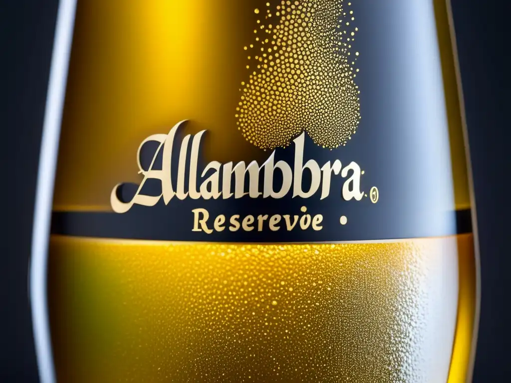 Cerveza Alhambra Reserva 1925: refrescante y sofisticada Cerveza Alhambra Reserva 1925, lager dorada y refrescante