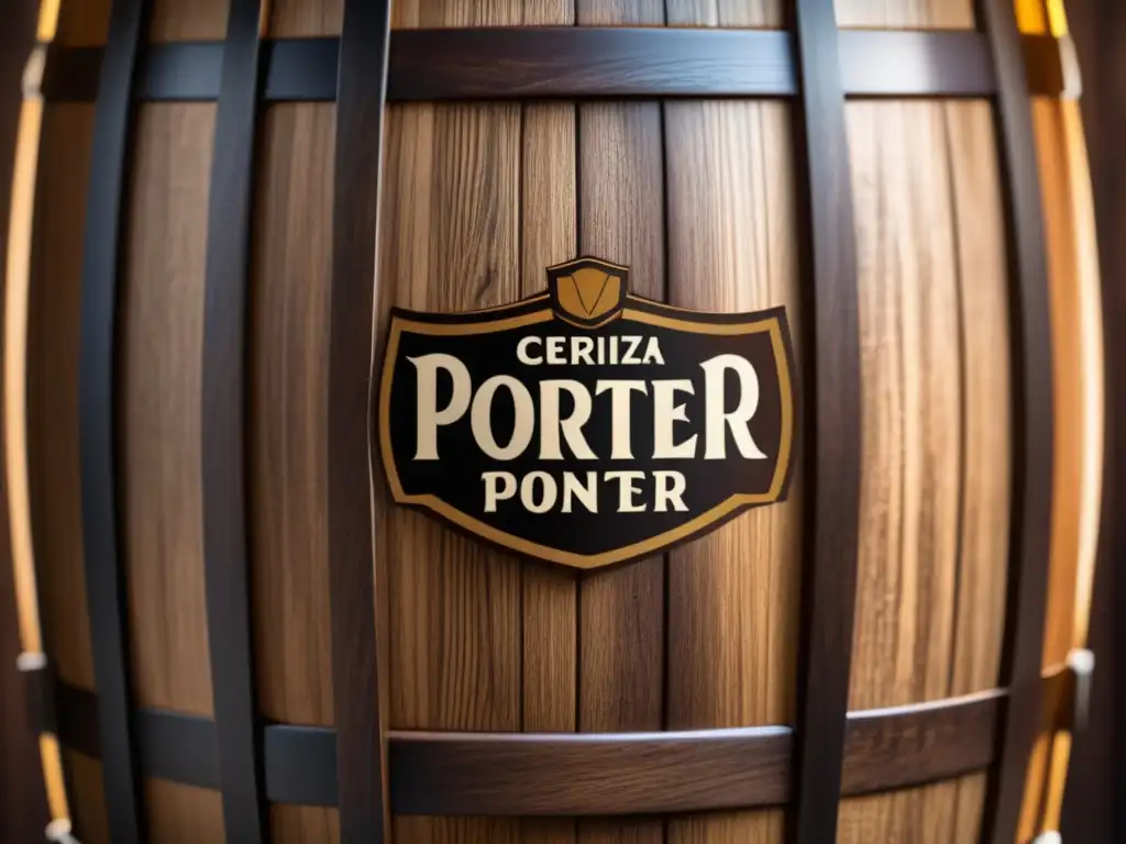 Técnicas de Maduración: Barril de madera con Cerveza Porter en barrica de whisky escocés