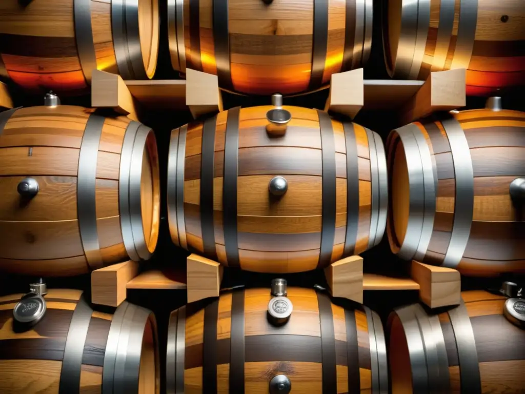 Barriles de roble para envejecimiento de cervezas 'Barrel-Aged Sours'