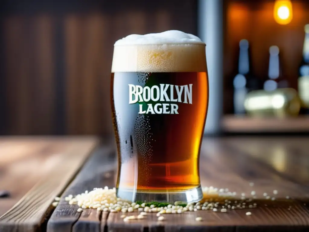 Cerveza Brooklyn Lager, cerveza ámbar artesanal para entusiastas y conocedores