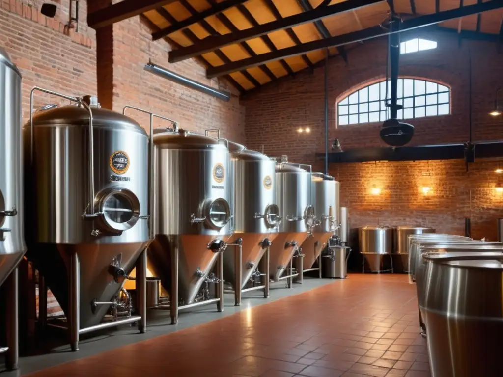 Negocios Cerveceros: Escena cautivadora en Cervecería Artesanal La Maltera, destacando la atención al detalle y el arte de la cerveza