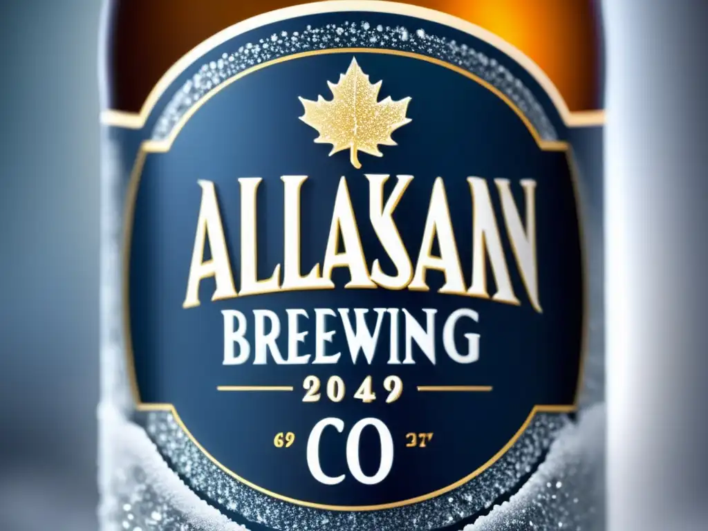 Botella de cerveza Alaskan Brewing Co Cerveza Alaskan Brewing Co
