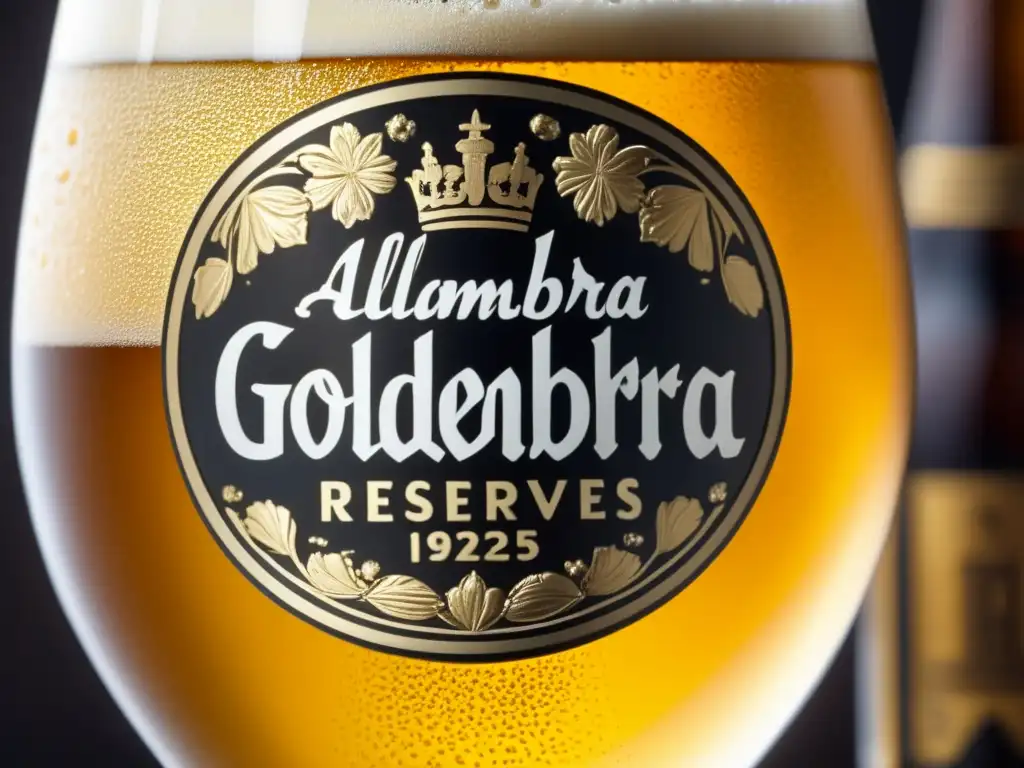 Cerveza Alhambra Reserva 1925, refrescante y sofisticada Cerveza Alhambra Reserva 1925 - Lager dorada, burbujeante, refrescante, elegante y sofisticada