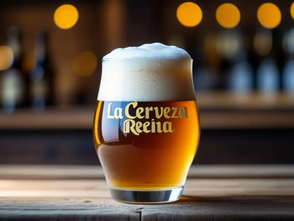 Cerveza artesanal Reina Sheba: espuma dorada y arte inspirado en la antigua historia de Queen Sheba