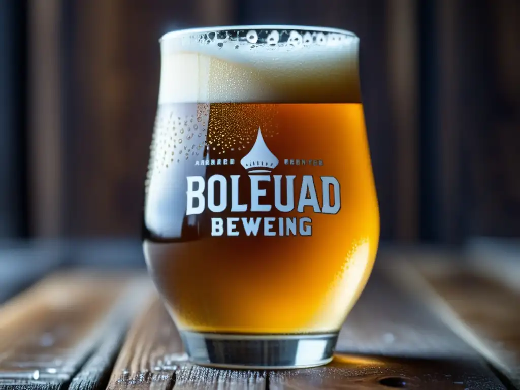 Cerveza Boulevard Saison Brett: Detalles efervescentes y cremosos