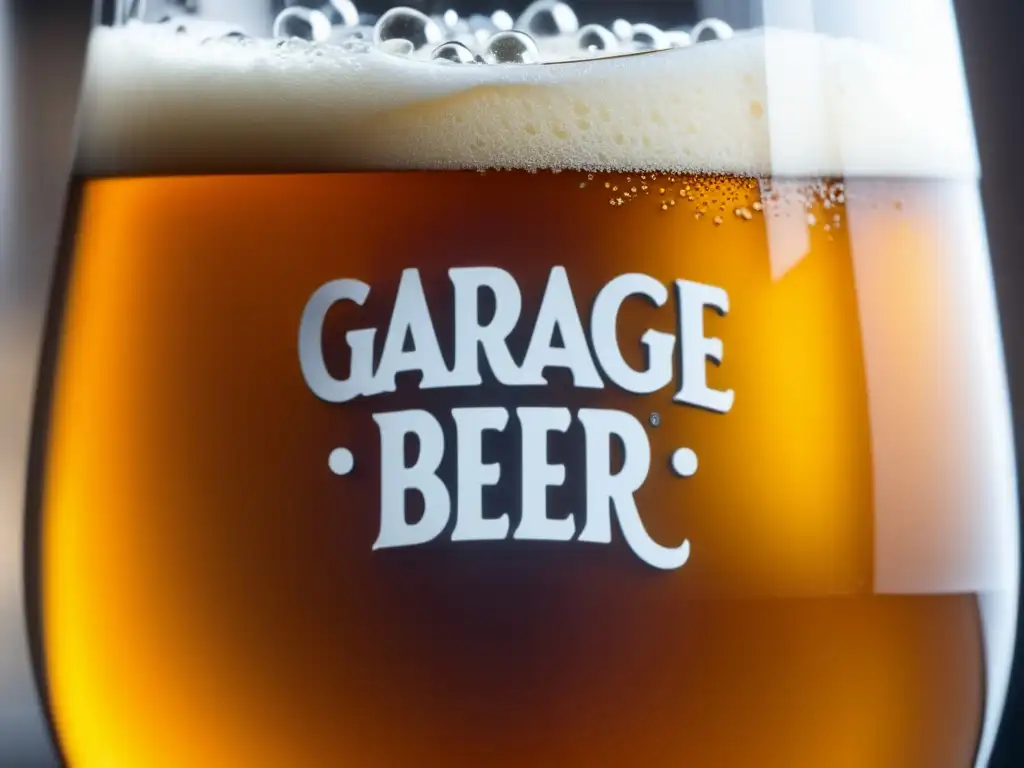 Cerveza artesanal Garage Beer Co: refrescante, ámbar y espumosa