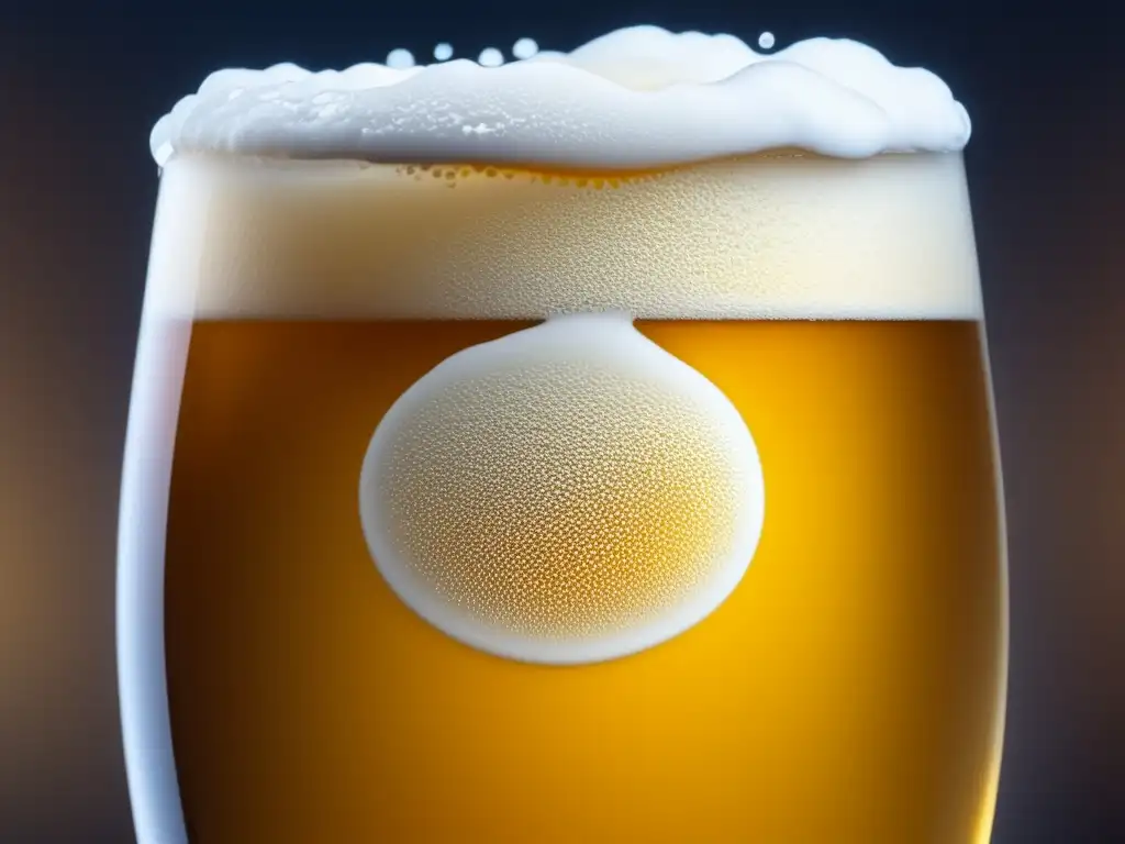 El Alma de la Cerveza: una cerveza dorada y efervescente con espuma cremosa