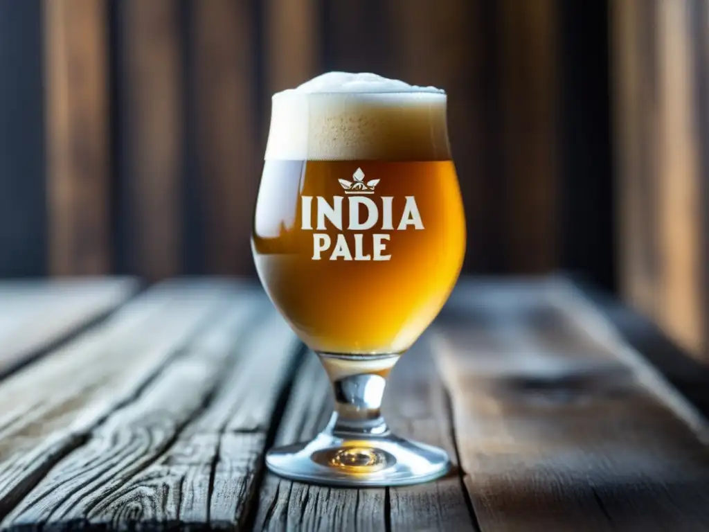 Cerveza India Pale Lager en vaso transparente, dorada y sin filtrar