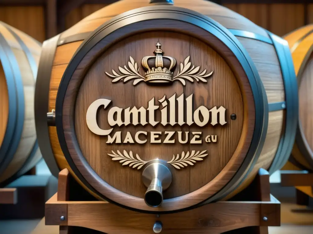 Barrel de Roble Lambic Cantillon: Detalles precisos y artesanía en la producción de la clásica Gueuze Cantillon