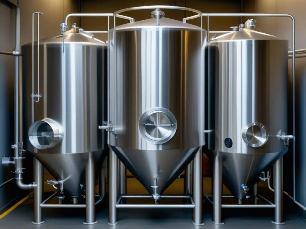 Equipamiento esencial: fermentador de acero inoxidable, airlock y termómetro profesional para cerveza