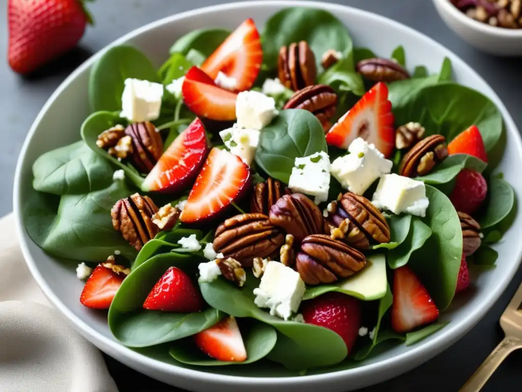 Ensalada refrescante con colores vibrantes: Cervezas Ácidas y Ensaladas