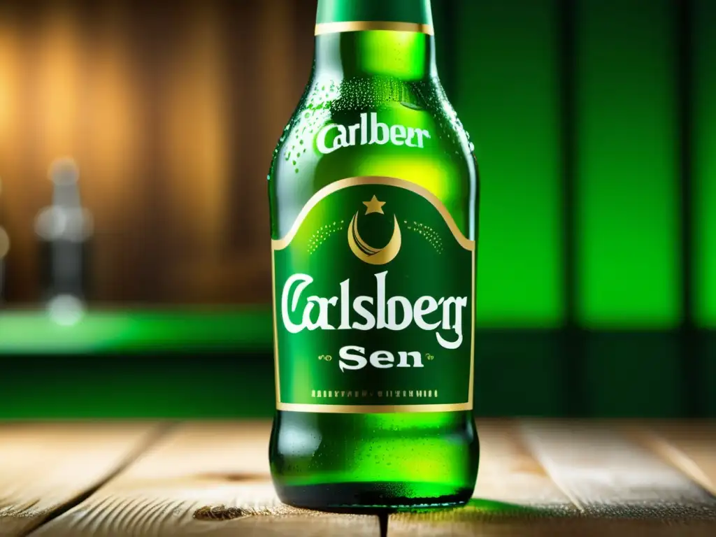 Cerveza Carlsberg: Sabor y aroma en una imagen sofisticada