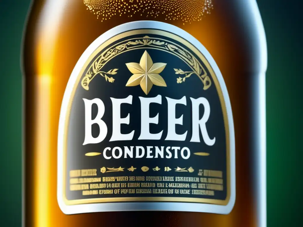 Botella de cerveza sellada herméticamente, resalta importancia de almacenamiento y contenedores airtight