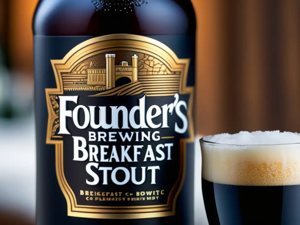 Botella de la cerveza insignia de Founders Brewing Co