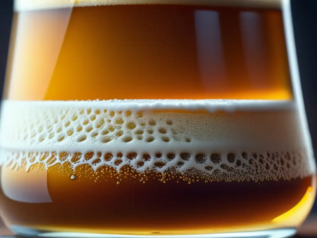 Imagen de cerveza artesanal con detalles en 8k y acabado mate