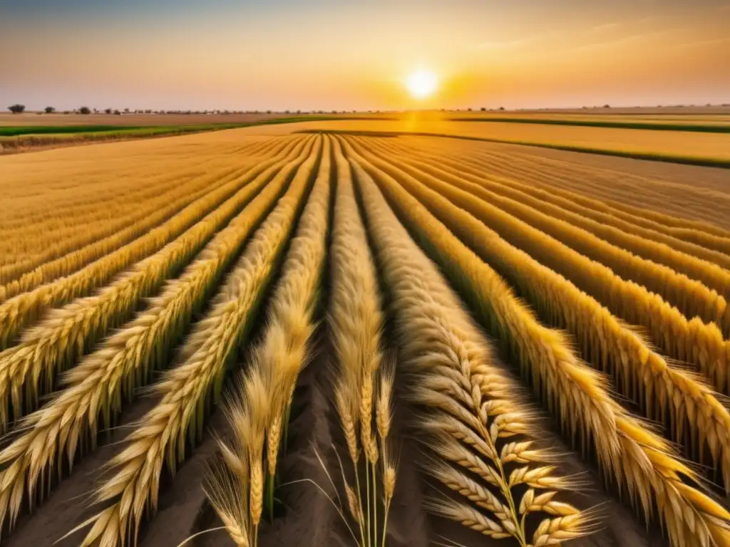 Campo dorado de cebada en Mesopotamia, esencia de la cervecera mesopotámica