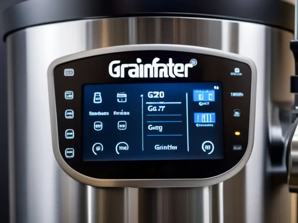 Sistemas automatizados de la Grainfather G70: precisión y tecnología en su diseño elegante