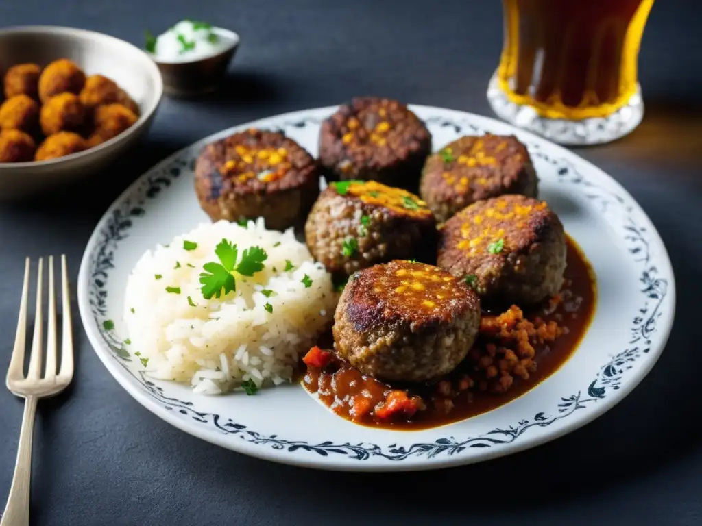 Deliciosa İçli Köfte turca y refrescante Gara Guzu Buğday beer, una combinación irresistible - Turkish Buğday Bira