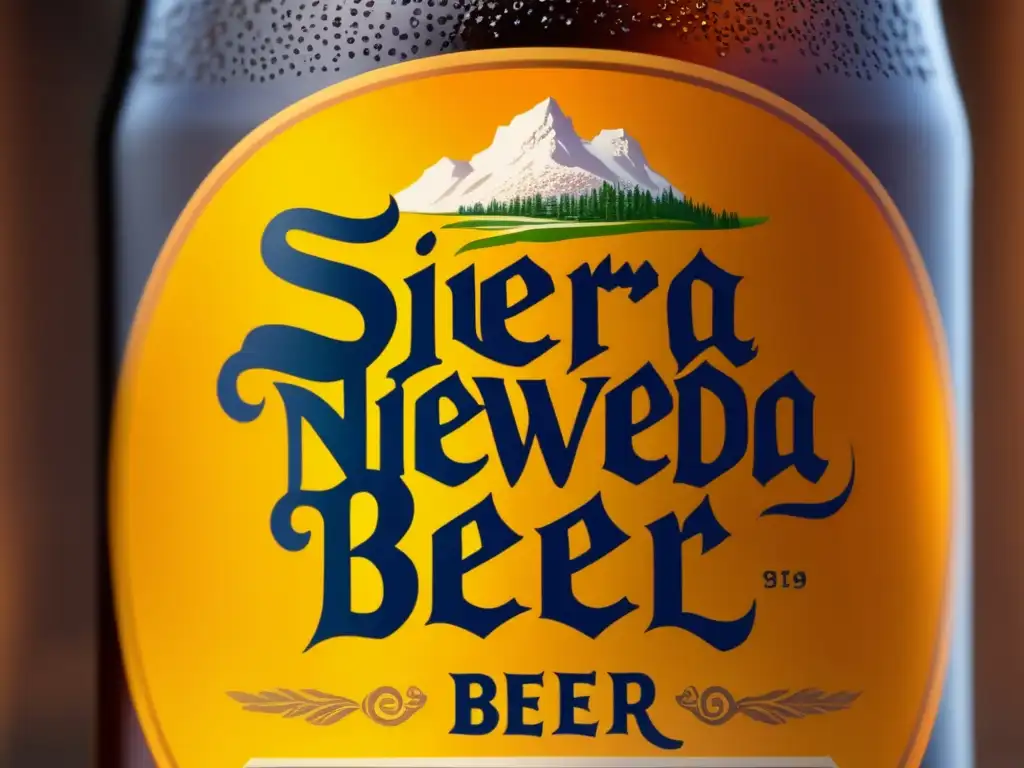 Premios cerveceros: Vaso de cerveza Sierra Nevada con espuma abundante, color ámbar y burbujas de carbonatación