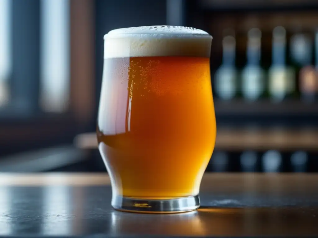 Cerveza Double IPA: Detalles ultradetallados en imagen 8k que capturan la esencia de Pliny the Elder