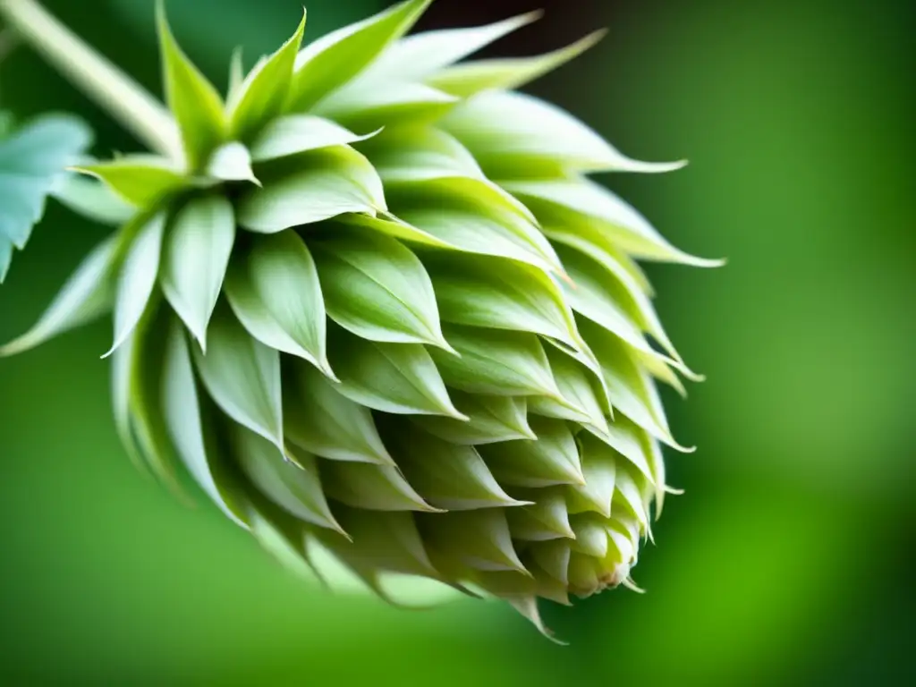 Flor de lúpulo en macro, detalles vibrantes - Retos de producción