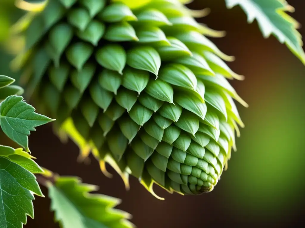 Lúpulo Cascade en vibrante imagen 8k: detalle y elegancia