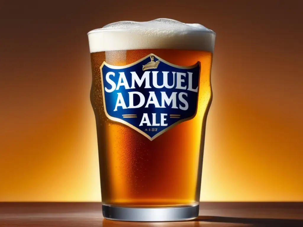 Cerveza de verano Samuel Adams, dorada y refrescante, con burbujas y limón - Golden Ale