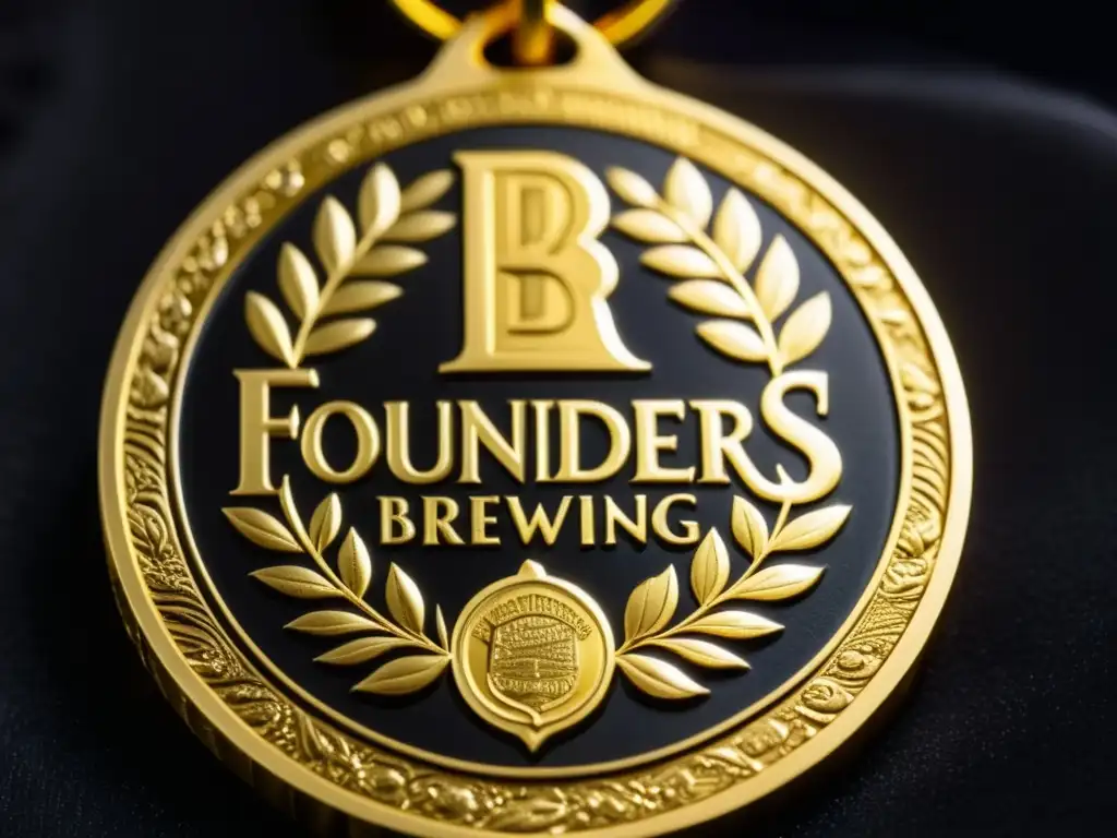 Medalla dorada de Founders Brewing Co