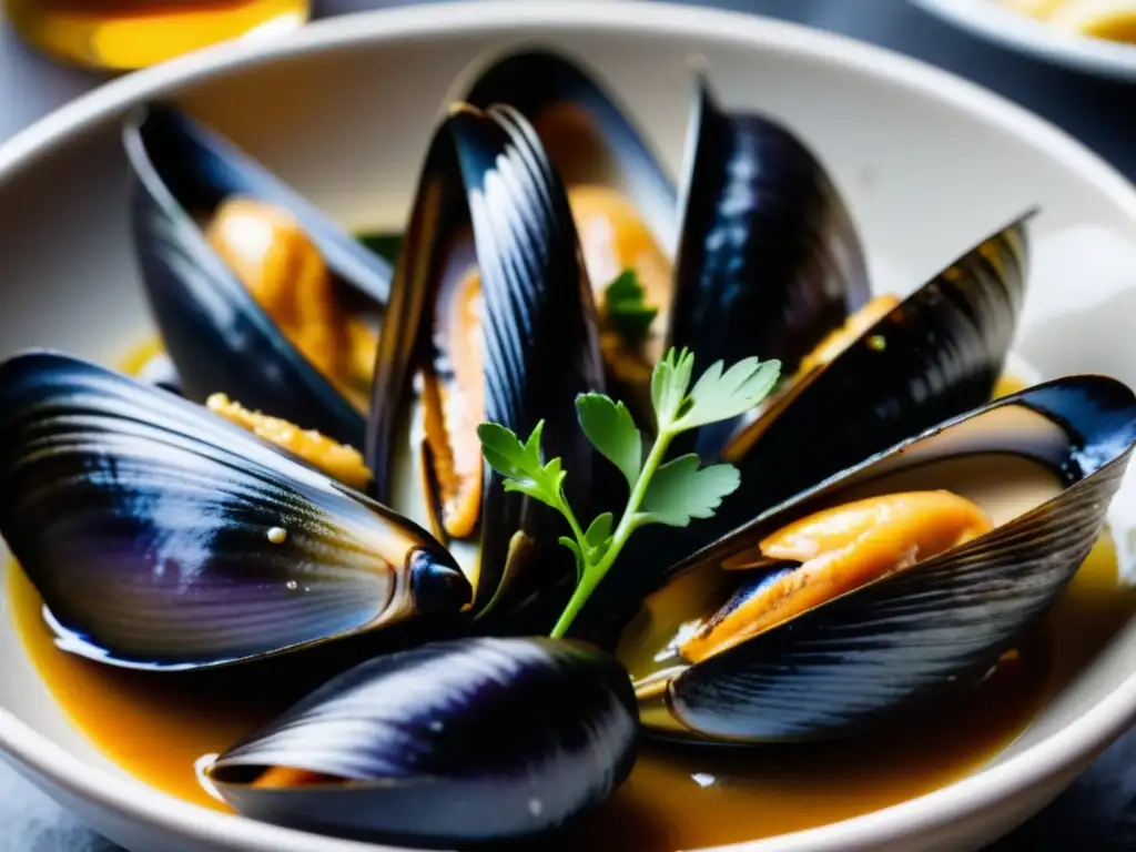 Bowl de mejillones en salsa de cerveza Tripel Belga