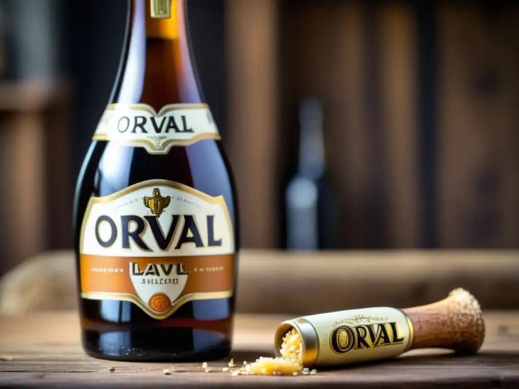 Trappist Orval, cerveza dorada con toques vintage y ingredientes naturales