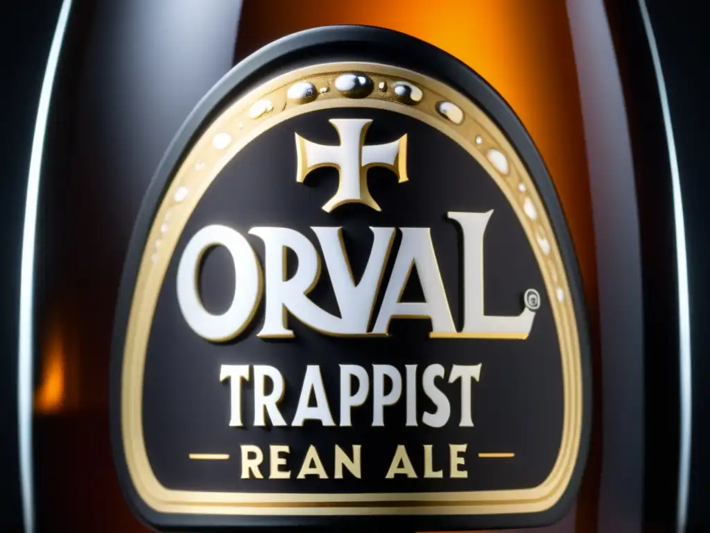 Botella de Orval Trappist Ale: detalles, logo y frescura