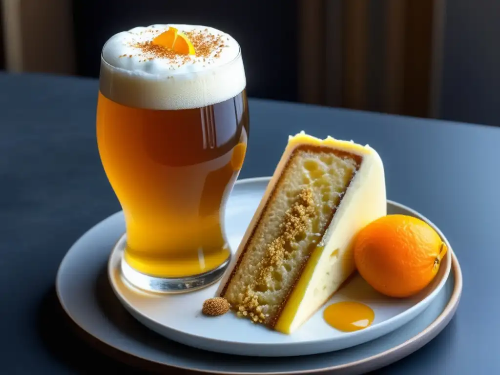 Cerveza de trigo con postres deliciosos - Montseny Mala Vida Brandy, repostería variada y más