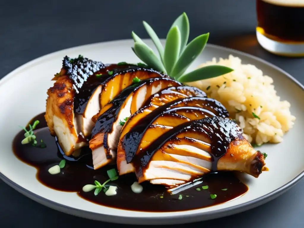 Delicioso Pollo a la cerveza negra con Sabor Artesanal