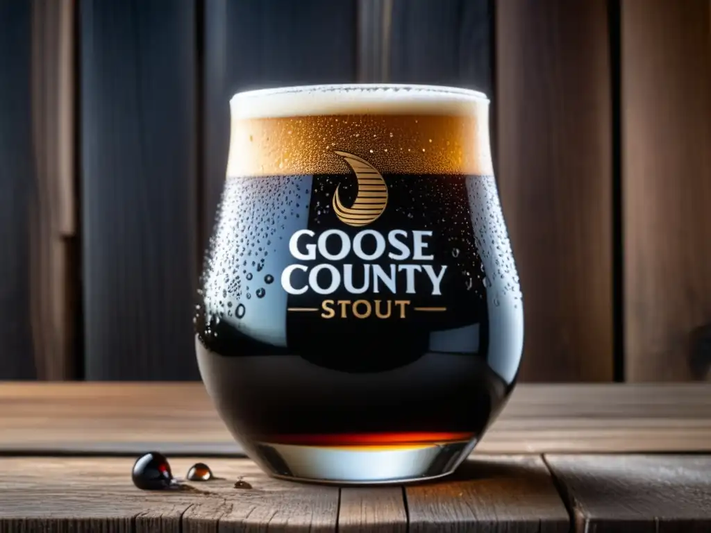 Snifter Bourbon County Brand Stout Goose Island