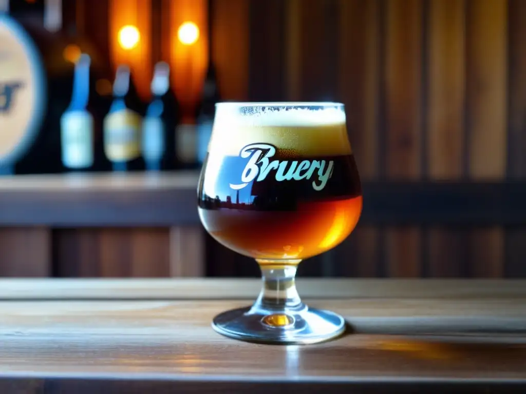 Cerveza ácida envejecida en barrica con detalles sofisticados y elegantes (Barrel-Aged Sours)