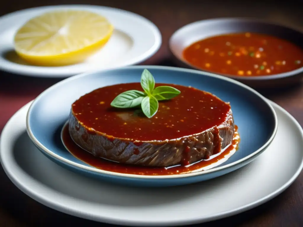 Plato de Filete de Mero con Salsa de Bitters Ingleses - Tradición Británica en Tu Mesa