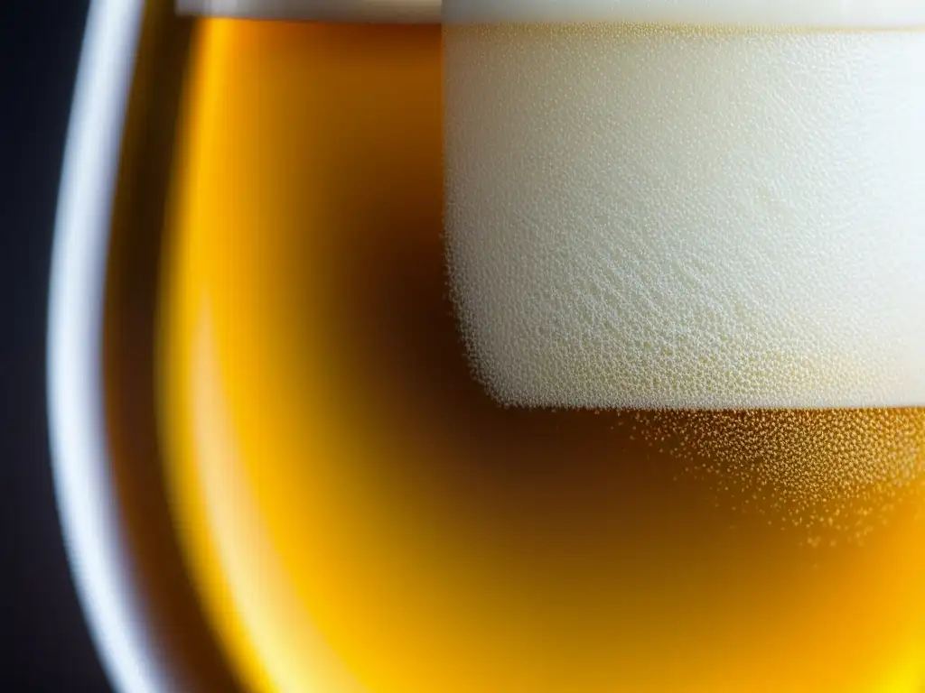 Cerveza Tripel belga dorada con burbujas, espuma cremosa y colores ricos - kits cerveza internacional