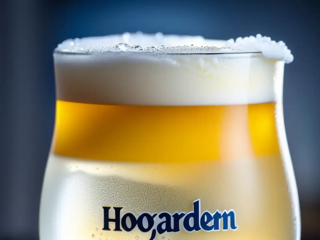 Cerveza Hoegaarden Witbier: refrescante y dorada, con burbujas y aroma cítrico